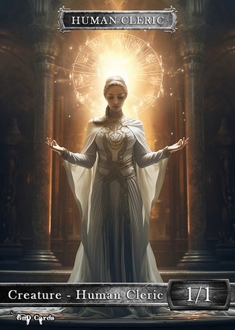 Human Cleric #4 AI ART